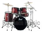 Pearl Fz Forum Red With Extra Splash Cymbal Colour...
